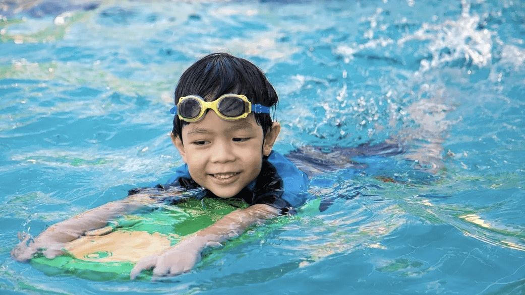 Child With A Floating Device